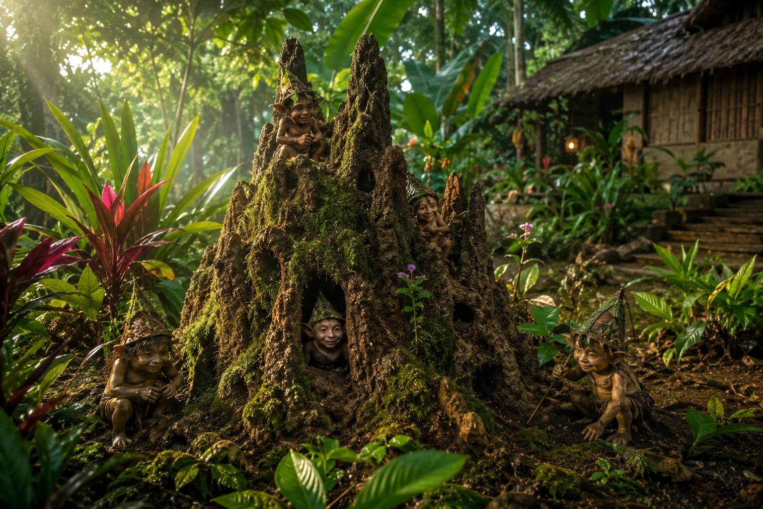 Duwende Nuno sa Punso — small elderly anthill-dwelling supernatural being from Philippine folklore, must be respected to avoid illness and bad luck