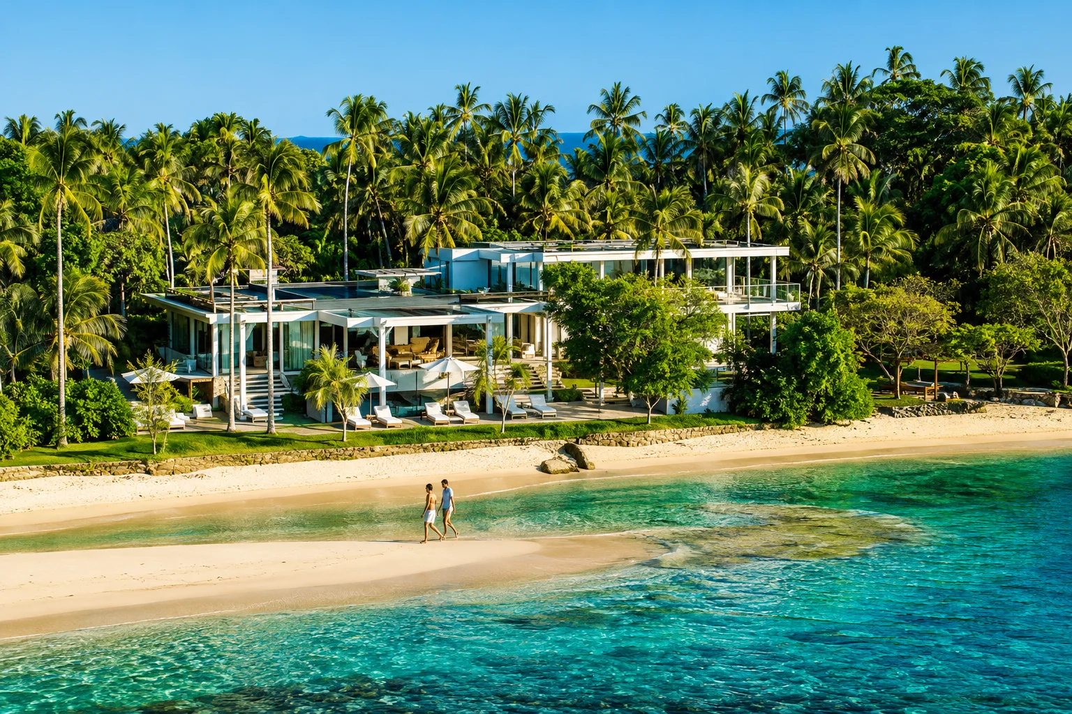 Banwa Private Island Palawan — ultra-exclusive whole island resort with private airstrip
