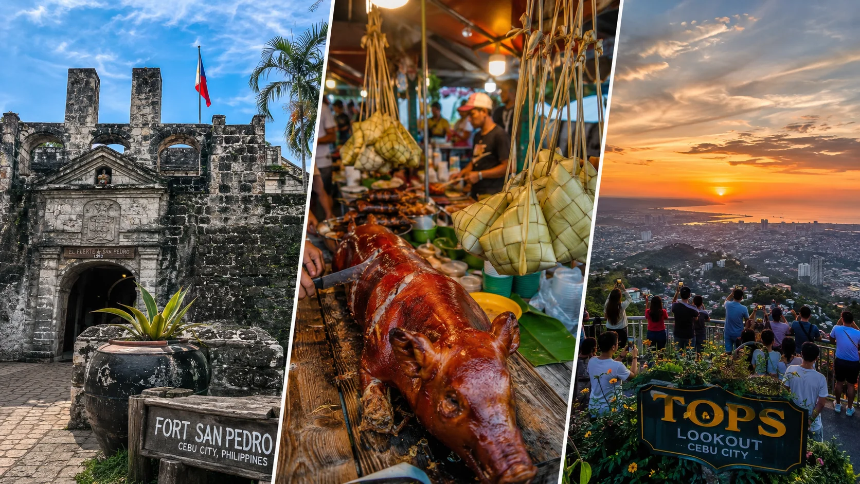 Cebu City Tour Guide 2026: Historical Sites, Highlands & Street Food 15 Cebu City Half-Day Historical and Street Food Tour Klook — guided tour of Magellan's Cross, Basilica del Santo Niño, Fort San Pedro, Colon Street, and Cebu street food sampling