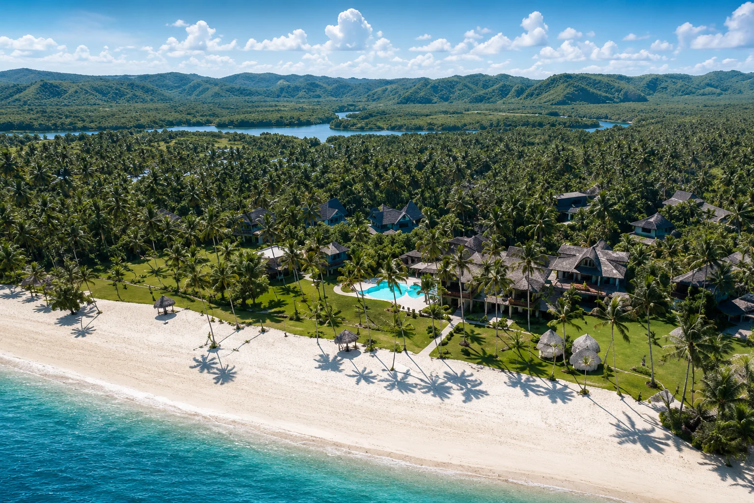Nay Palad Hideaway Siargao — thatched barefoot luxury villas between mangroves and the sea