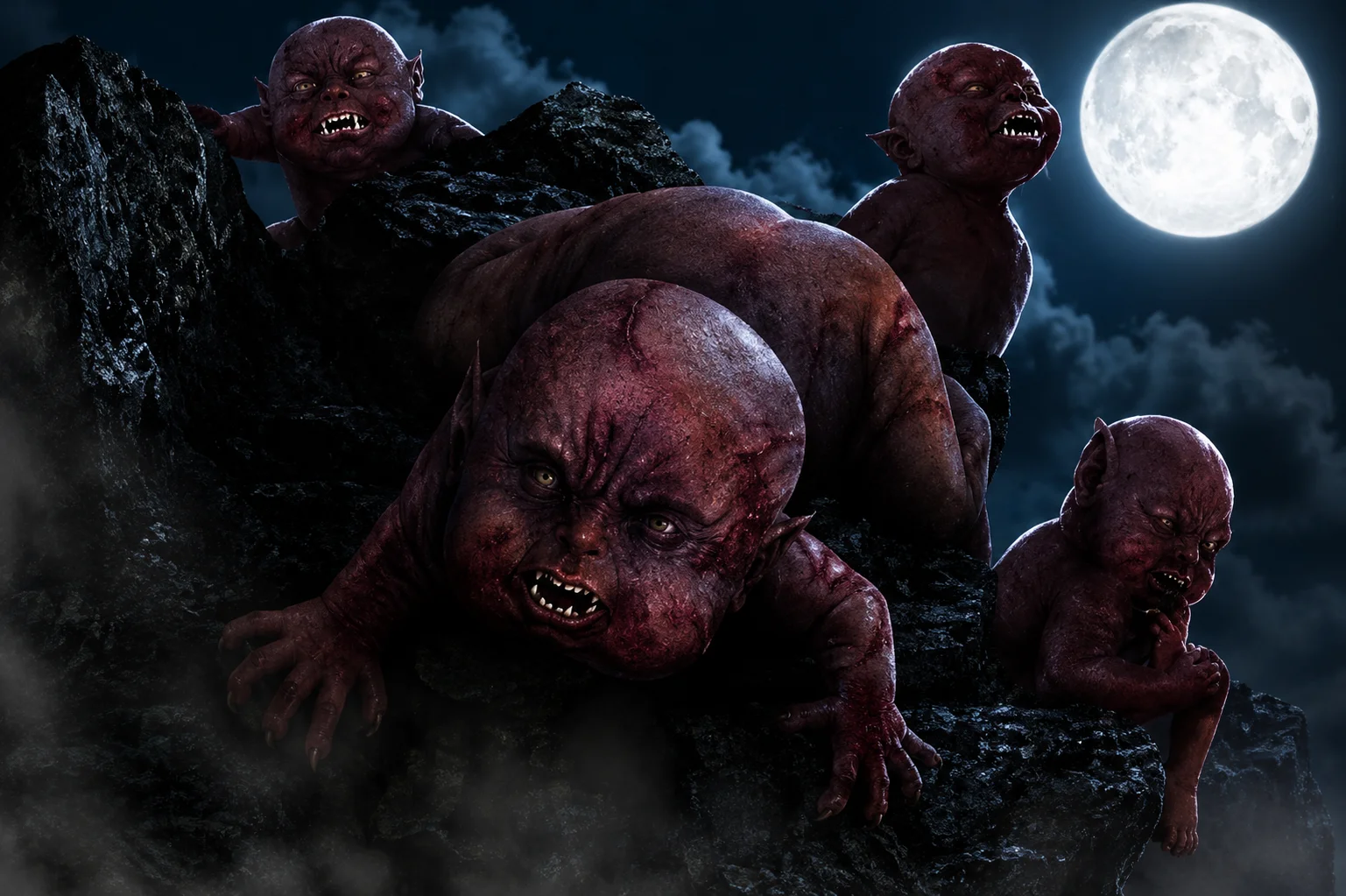 Tiyanak — demonic Philippine mythical infant creature that disguises itself as a crying baby to lure victims before revealing its monstrous form