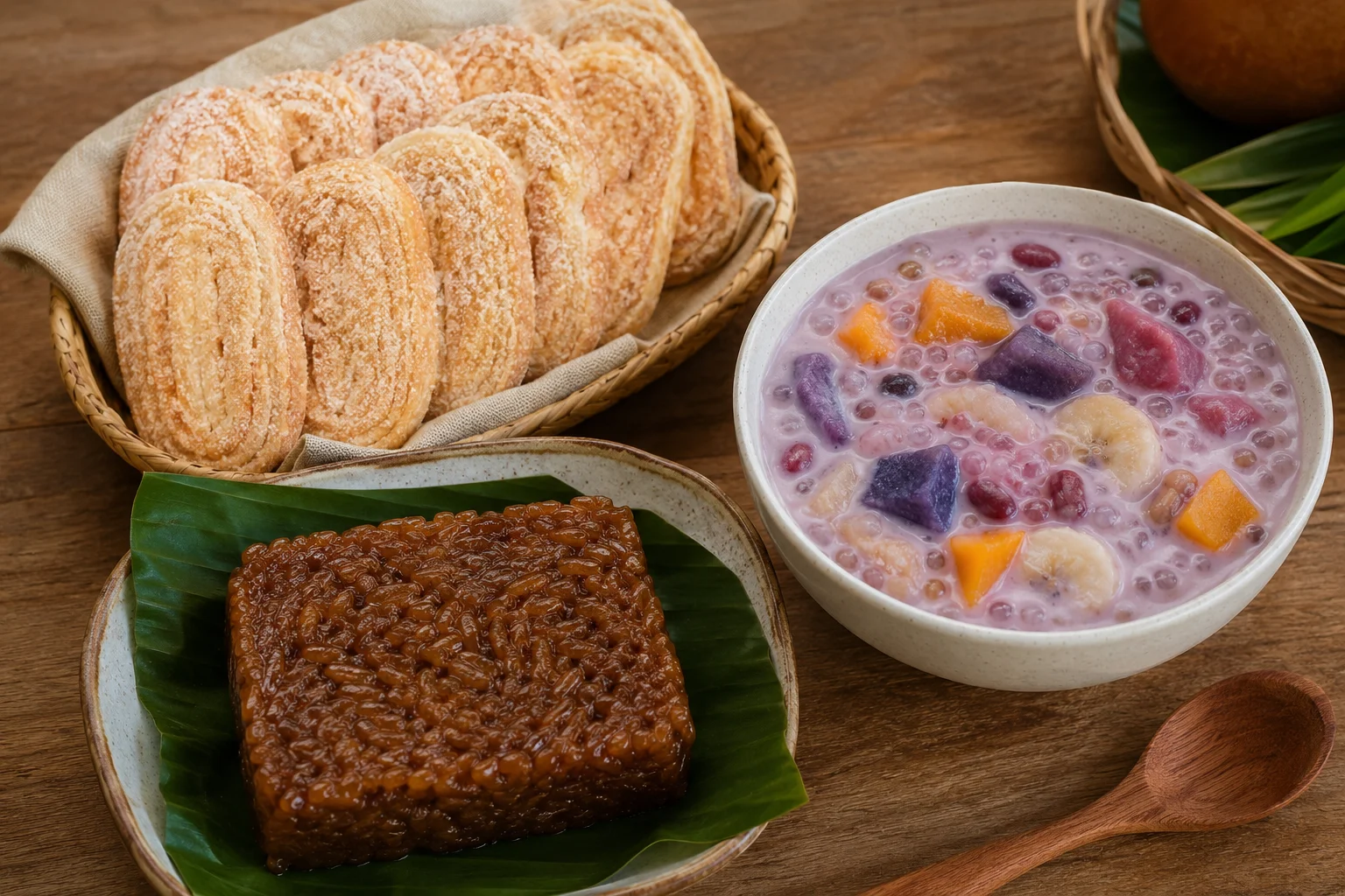 Cebuano desserts otap biko binignit spread