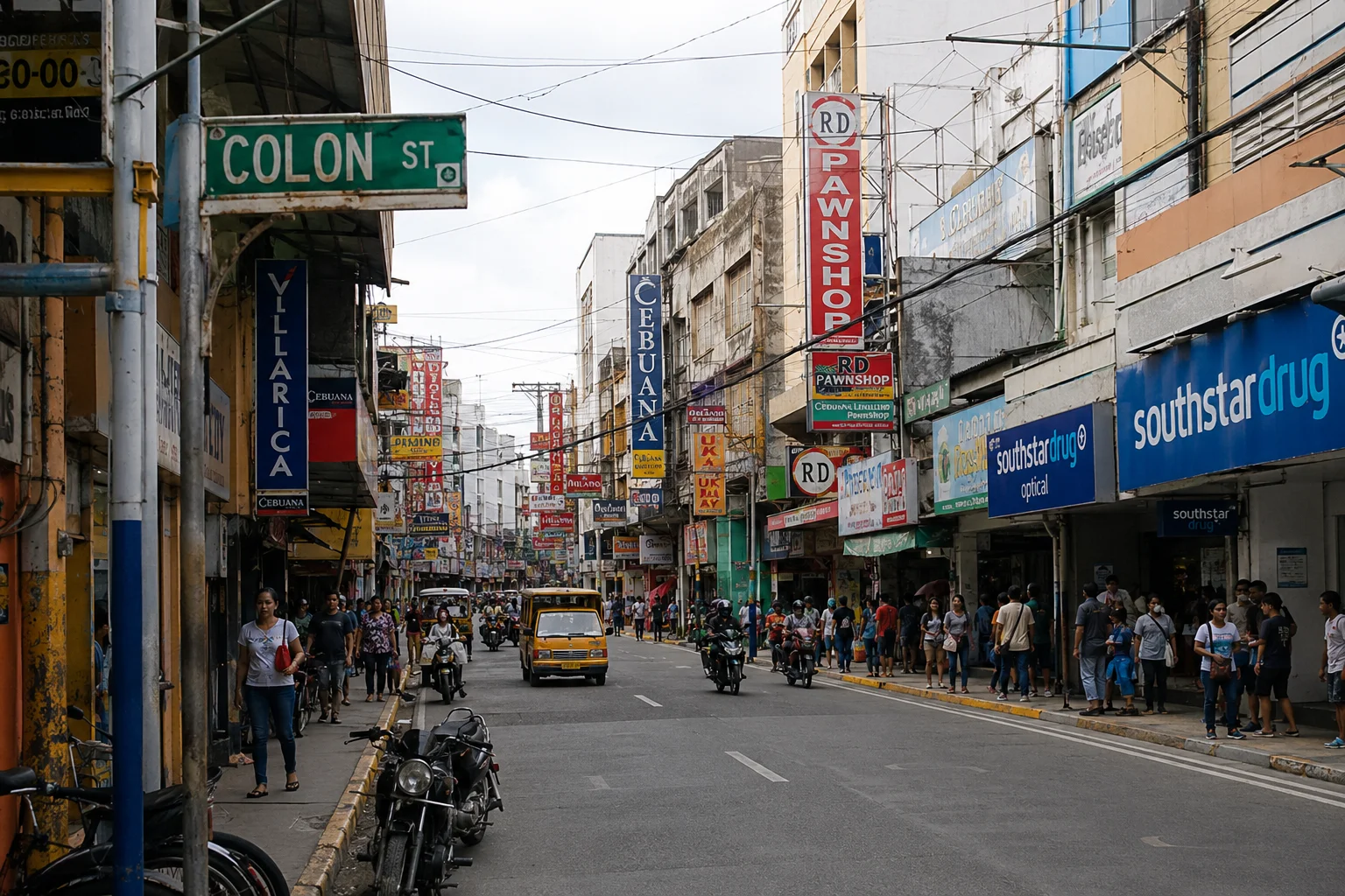 Colon Street boutique shops, Cebu City, Philippines