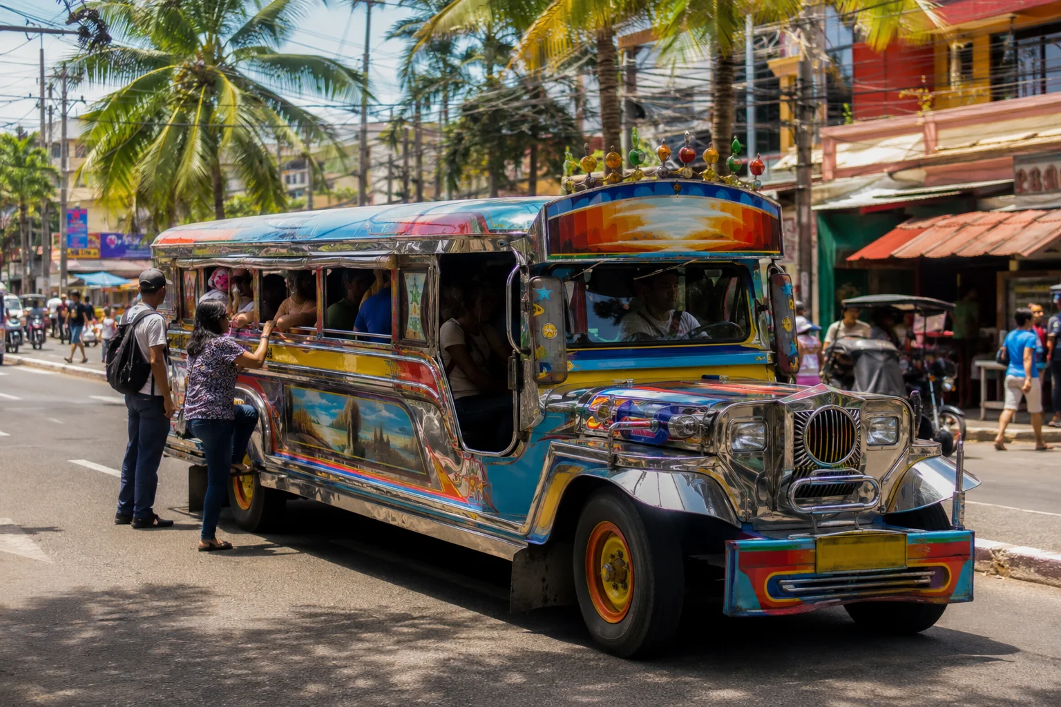 Cebu City Transportation: Fares, Routes, and How to Get Around (2026) 9 Colorful jeepney on a Cebu City street