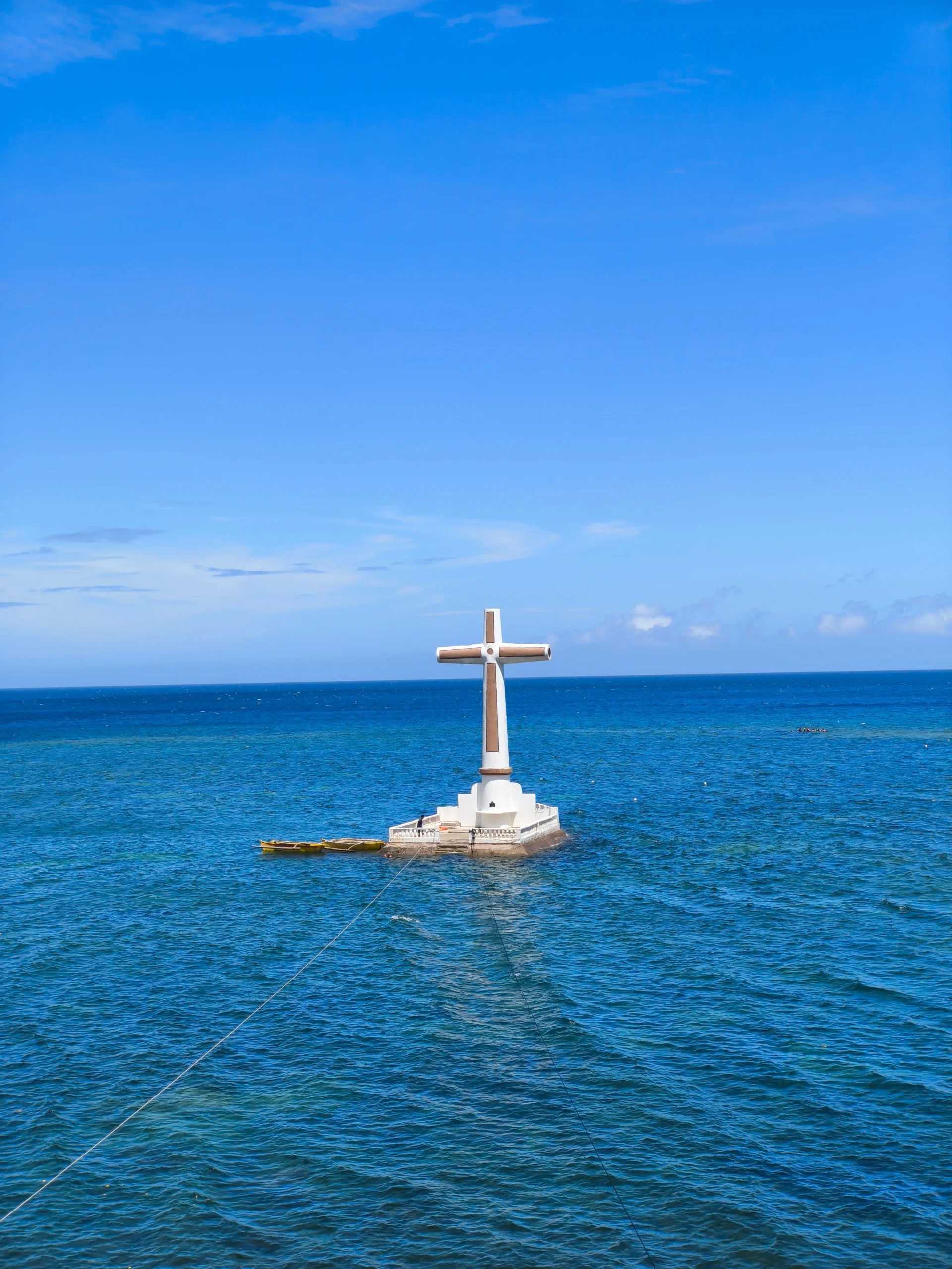 Camiguin Sunken Cemetery cross marker
