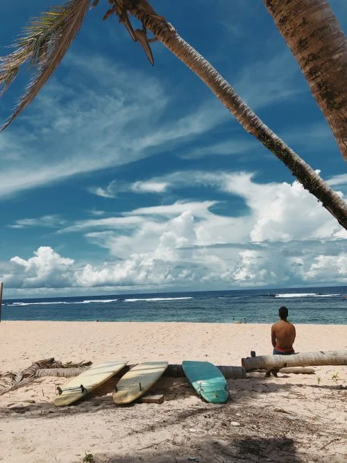 Surfing at Cloud 9, Siargao