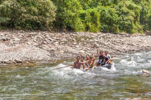 White water rafting on the Cagayan de Oro River