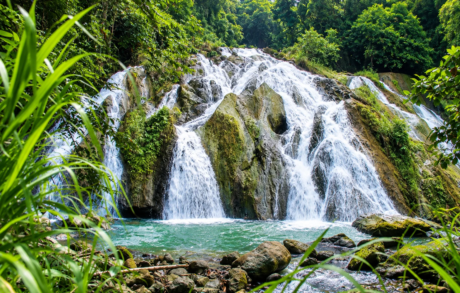 Pulacan Falls two-tiered waterfall, Labangan, Zamboanga del Sur