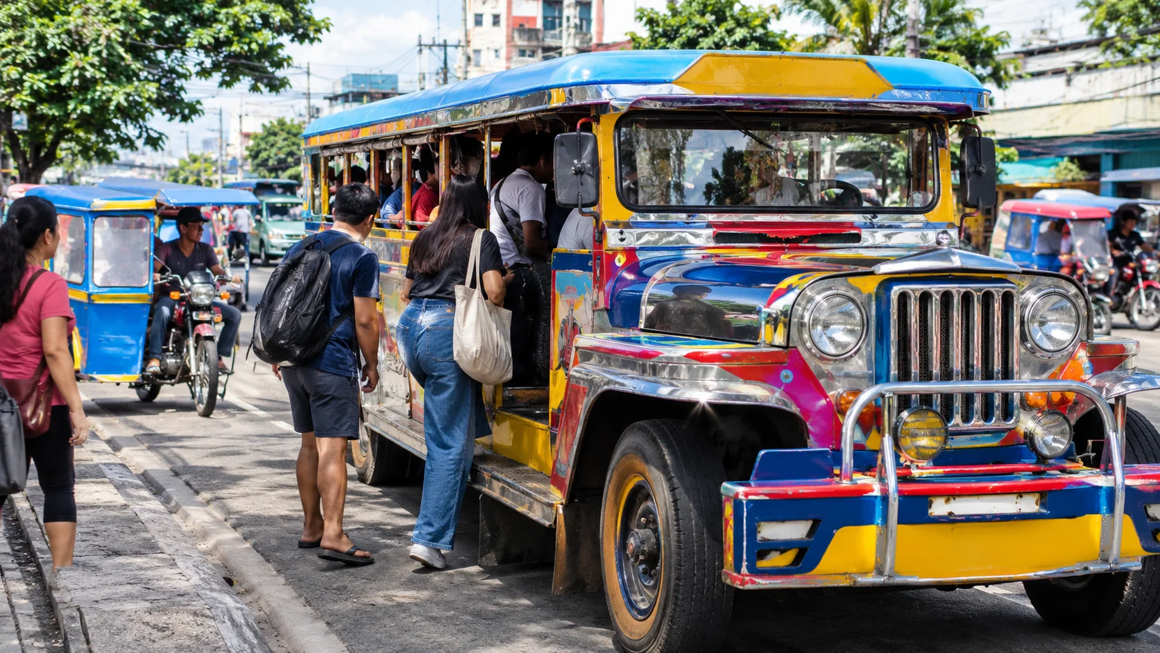 Cost of Living in the Philippines 2026: Monthly Budget, Rent & Prices + Free Calculator 9 Traditional jeepney, the cheapest public transport in the Philippines