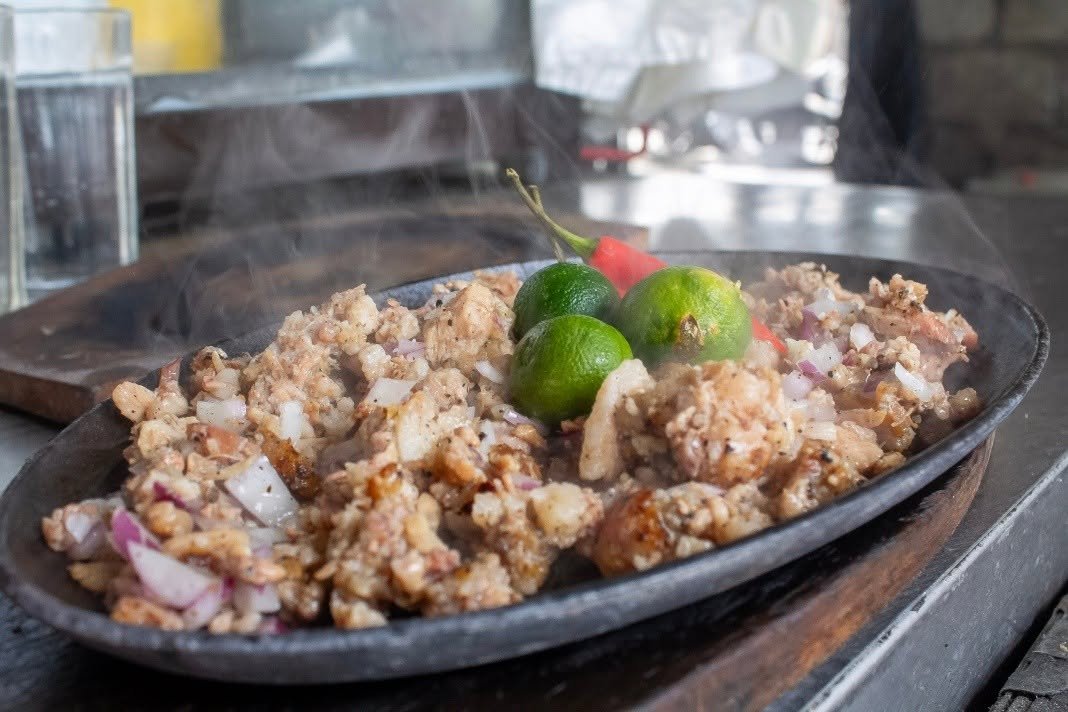 Sizzling pork sisig, the most famous Pampanga delicacy