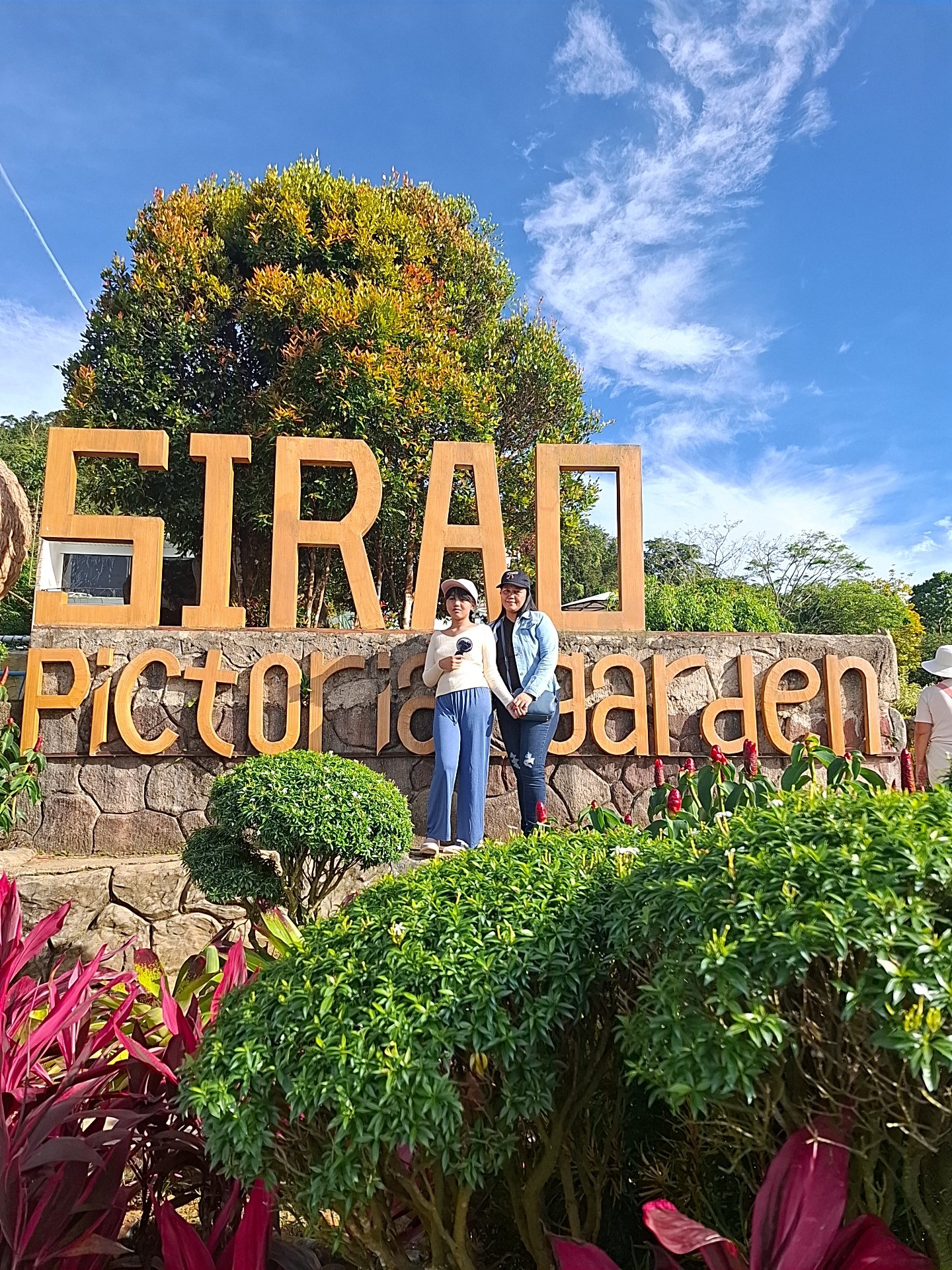 Entrance sign of Sirao Pictorial Garden in Barangay Sirao, Cebu City